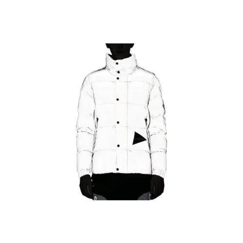 And Wander X MONCLER GENIUS Down Jackets Men Metal Silver