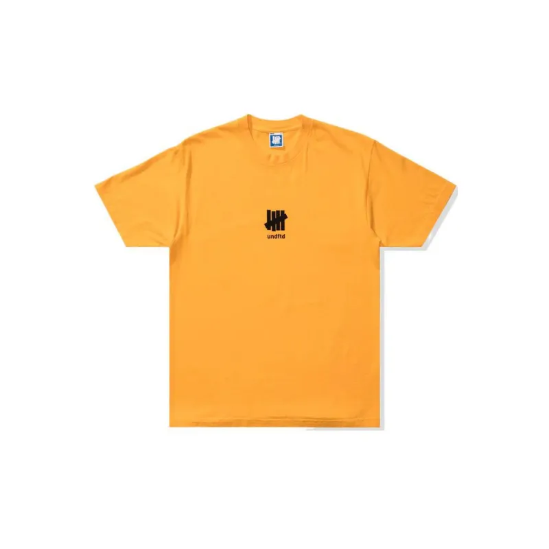 UNDEFEATED T Shirt Men's Orange-1