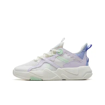 Anta Life Collection G6 Cushioning Anti Slip And Wear Resistant Low Top Sports Casual Shoes Women's White Purple Blue
