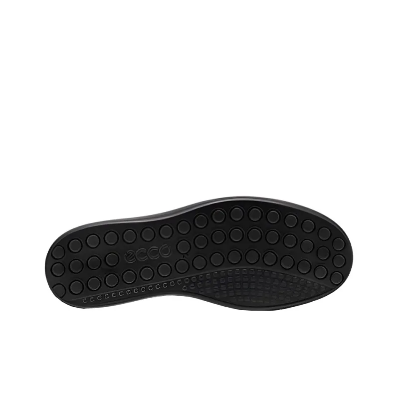 Ecco Soft Cool High Top Stylish Skateboarding Shoes Men's Black-4