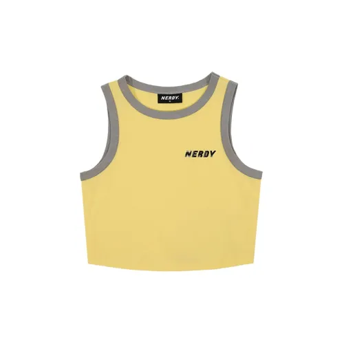 Nerdy Camisoles Women's Yellow