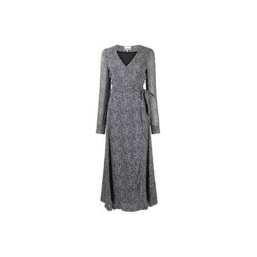 GANNI Long-Sleeved Dresses Women's Gray