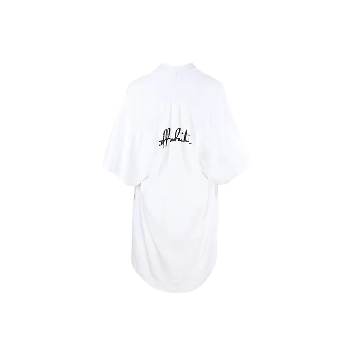 OFF-WHITE FW20 Short-Sleeved Dresses Women's White-1