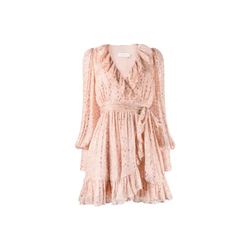 Zimmermann Long-Sleeved Dresses Women's Pink