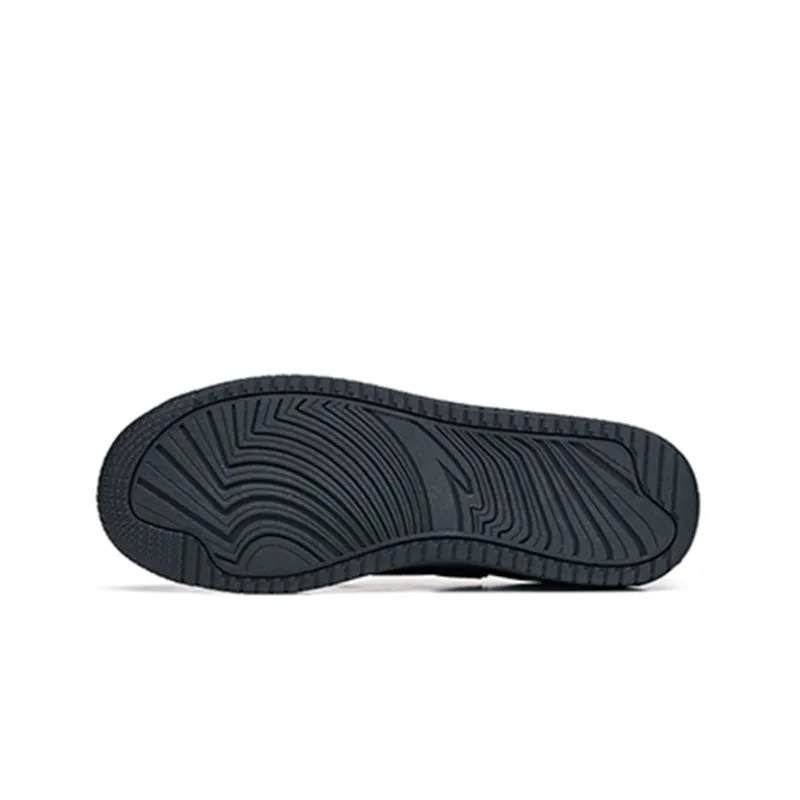 Anta Life Collection Lightweight And Wear resistant Low Top Skateboard Shoes Men's Black Gray Silver-5