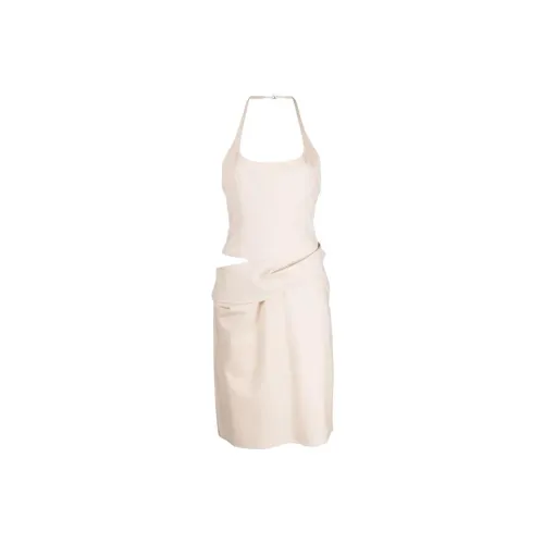 Jacquemus Sleeveless Dresses Women's Light Brown