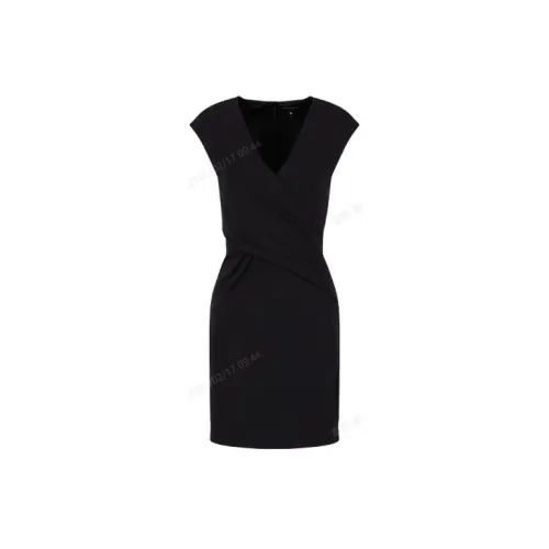 EMPORIO ARMANI Sleeveless Dresses Women's Black