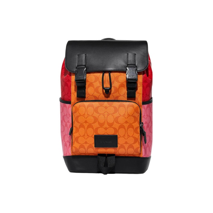 Coach outlet orange backpack