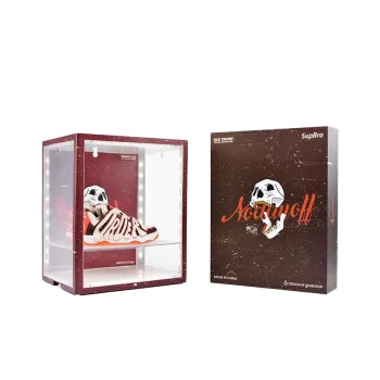 S45 x OLD ORDER Skater 001 Og Sneaker Series Skateboard Shoes Unisex Brown Orange Special Shoe Box Style