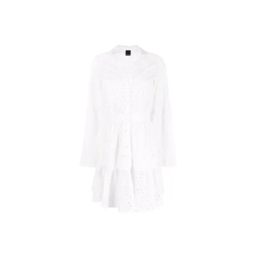 PINKO Long-Sleeved Dresses Women's White