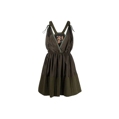 EMPORIO ARMANI Sleeveless Dresses Women's Green