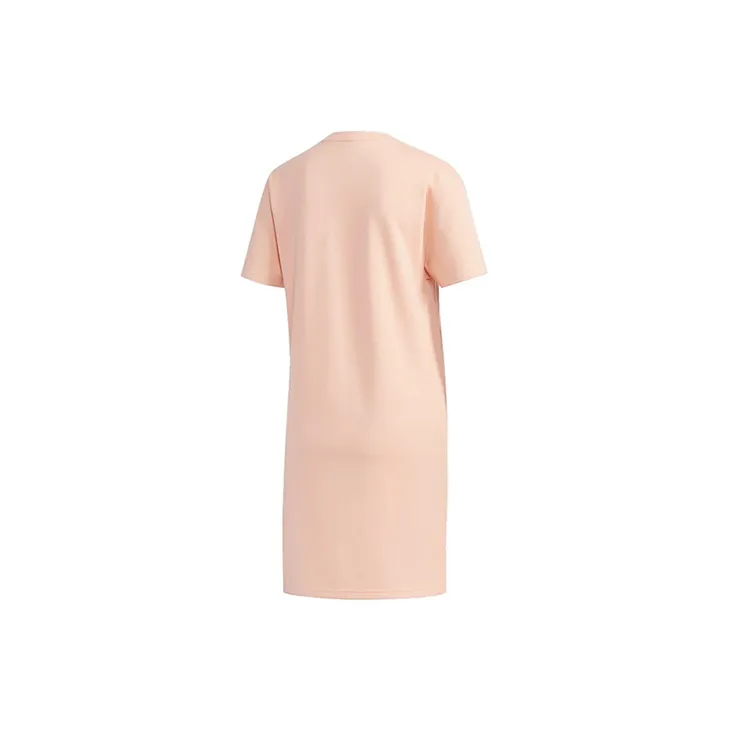 Adidas Neo Short Sleeved Dresses Women's Pink-1