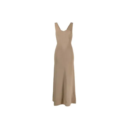 EMPORIO ARMANI Sleeveless Dresses Women's Brown