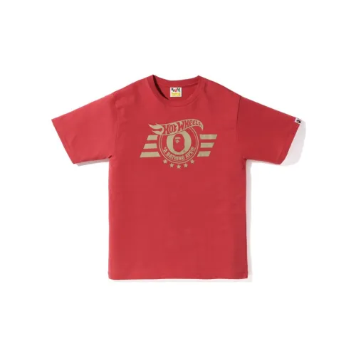 Hot Wheels A BATHING APE® X Hot Wheels T-Shirts Men Red