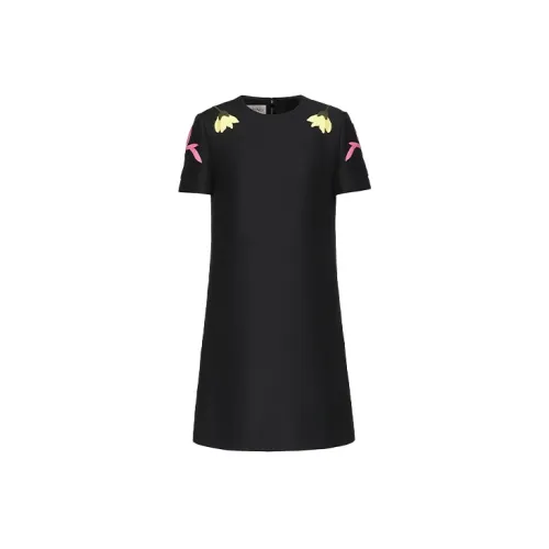 Valentino Short-Sleeved Dresses Women's Black