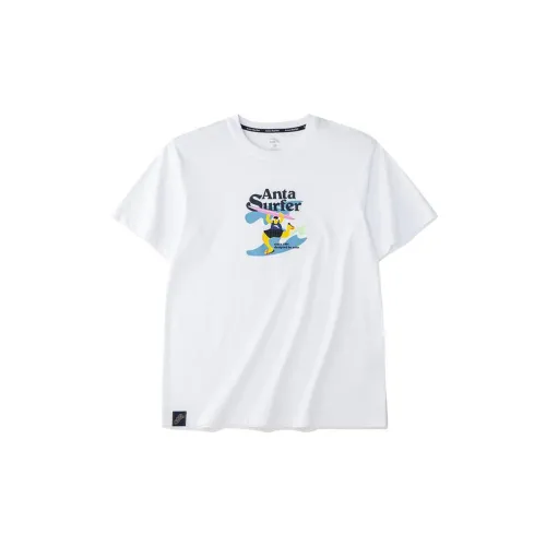 ANTA Life Collection T-Shirts Unisex Snowflake White