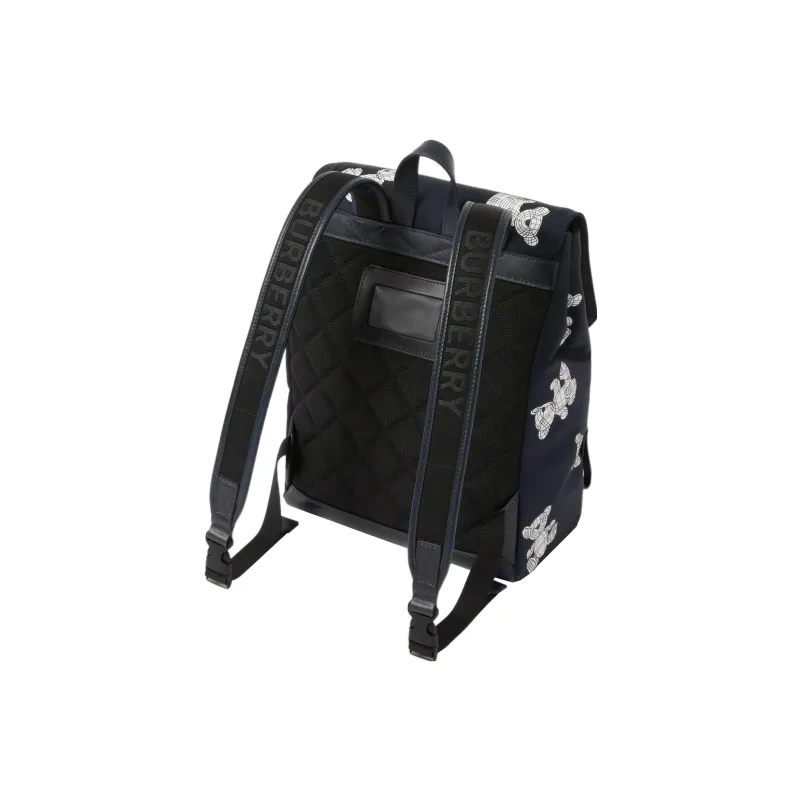 Burberry Nylon Backpack Kids' Blue-3