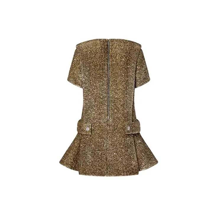 LOUIS VUITTON FW21 Short-Sleeved Dresses Women's Yellow-1