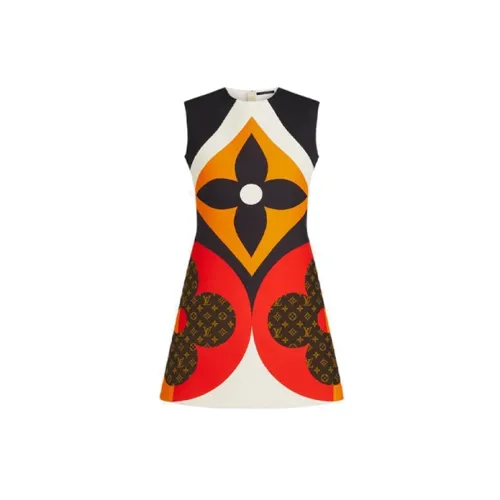 LOUIS VUITTON New Quarterly Products Of LV Sleeveless Dresses Women's Multicolor