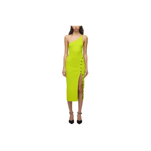 Self-portrait Slip Dresses Women's Lemon