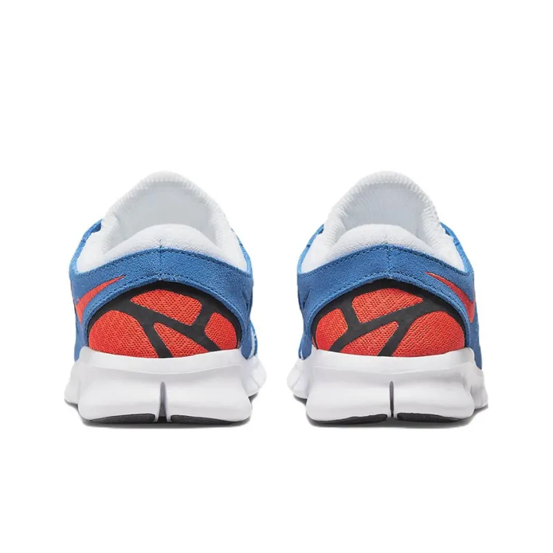 Nike Free Run 2 White Bright Crimson Photo Blue Black Women's-4