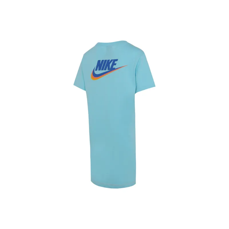 Nike Short Sleeved Dresses Women's Pink Blue-1