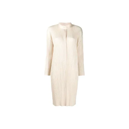 PLEATS PLEASE ISSEY MIYAKE Long-Sleeved Dresses Women's Beige