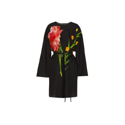 Valentino Long-Sleeved Dresses Women's Black