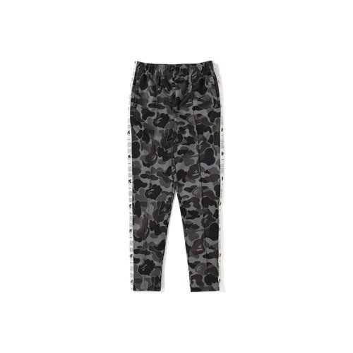 A BATHING APE Ape Head Series Casual Pants Women's Black