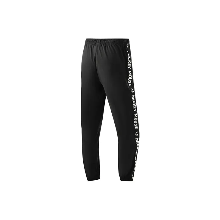 Disney X LINING Disney Knitted Sweatpants Women's Black-1