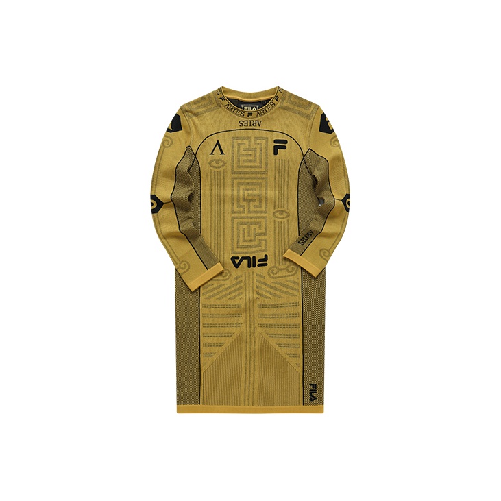 FILA FUSION ARIES Collaboration Collection Long-Sleeved Dresses Women's -  Cheap Rcj Jordan Outlet