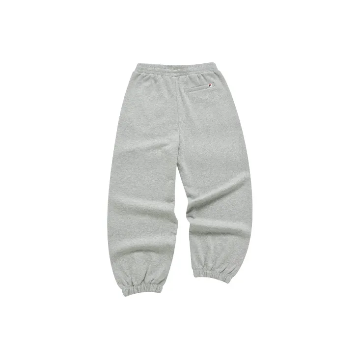 FILA FUSION Knitted Sweatpants Women's Cloud Gray Heather Gray-1