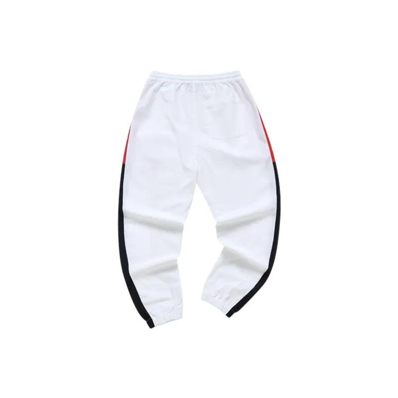 FILA FUSION BASEBALL Series Knitted Sweatpants Women's White-1