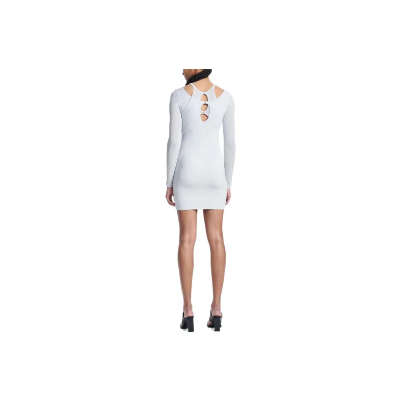 DION LEE Long-Sleeved Dresses Women's Light Blue-1