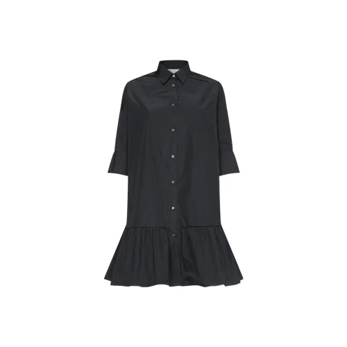 RED VALENTINO Short-Sleeved Dresses Women's Black