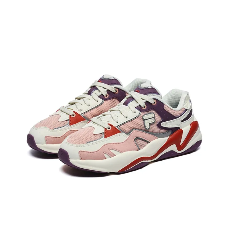 FILA FUSION Flash Sneakers 'White Red Purple' Women's-2