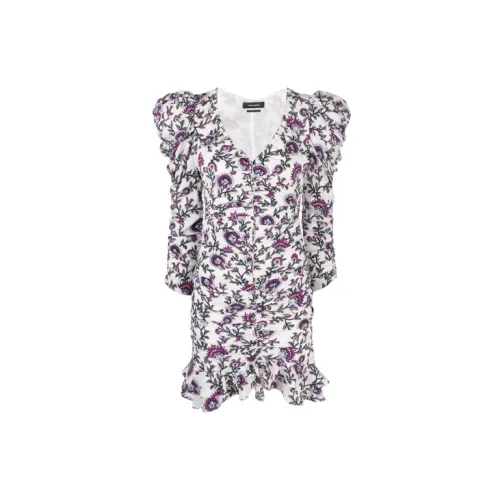 ISABEL MARANT Long-Sleeved Dresses Women's Purple