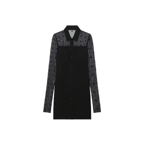 Givenchy Long-Sleeved Dresses Women's Black