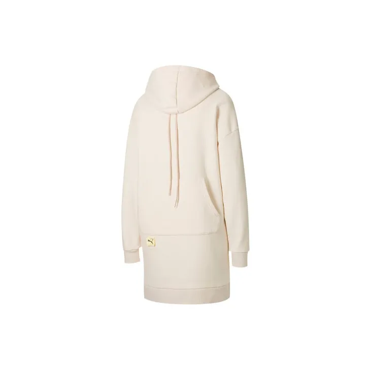 PUMA Long Sleeved Dresses Women's Eggnog-1