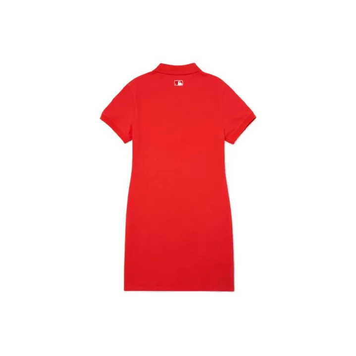 MLB Short Sleeved Dresses Women's Light Pink-1