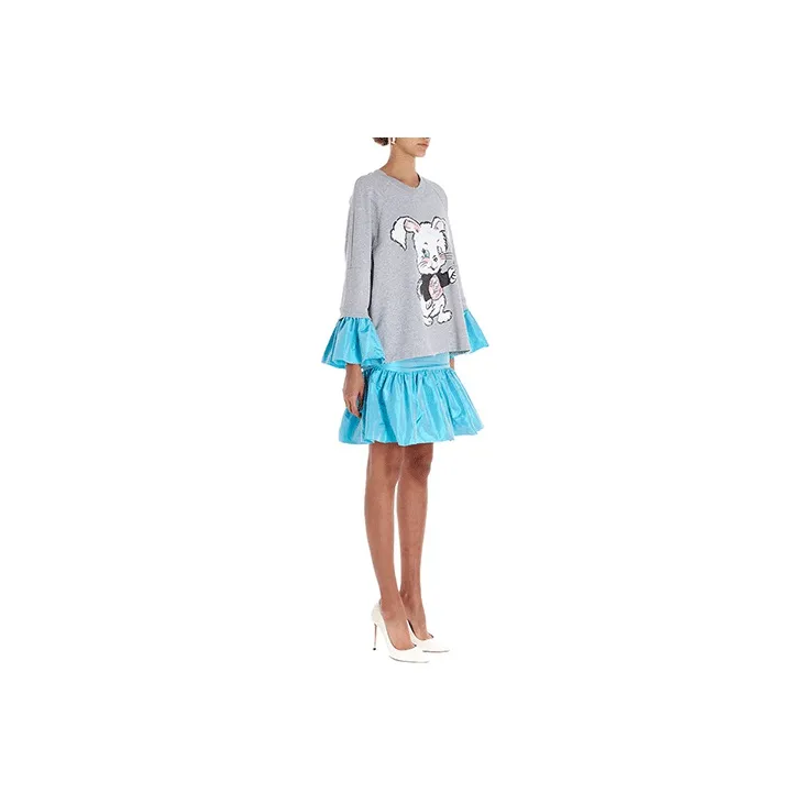 MOSCHINO Long-Sleeved Dresses Women's Gray-2
