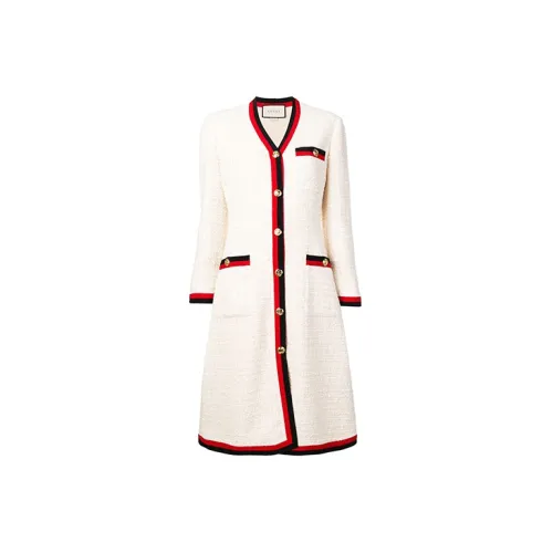 GUCCI Long-Sleeved Dresses Women's Light Brown