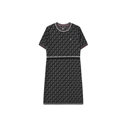 FILA Short Sleeved Dresses Women's Jet Black