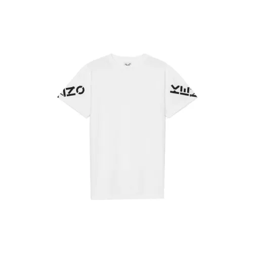 KENZO Short-Sleeved Dresses Women's White