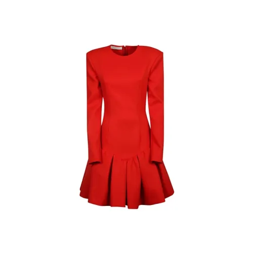 PHILOSOPHY DI LORENZO SERAFINI Long-Sleeved Dresses Women's Red