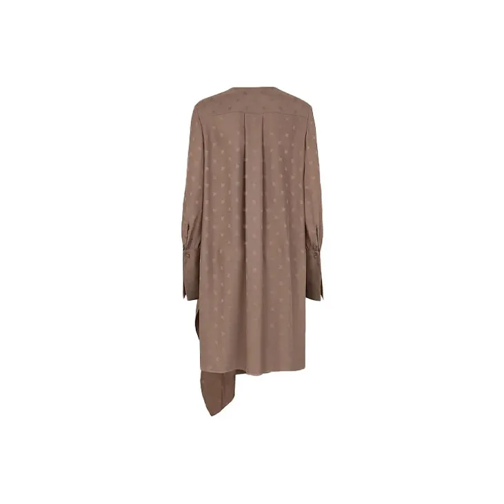FENDI FW21 Long-Sleeved Dresses Women's Brown-1