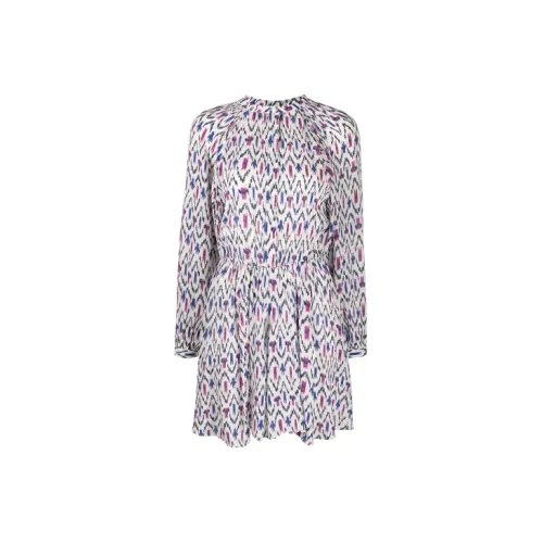 ISABEL MARANT Long-Sleeved Dresses Women's Purple