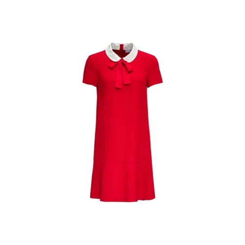 RED VALENTINO Short-Sleeved Dresses Women's Red