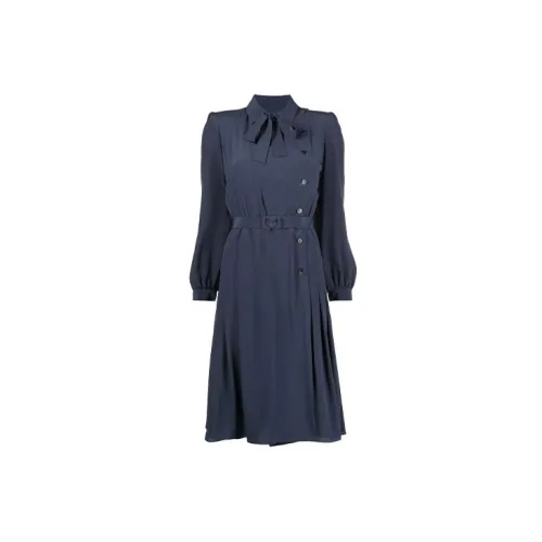 Maison Margiela Long-Sleeved Dresses Women's Blue