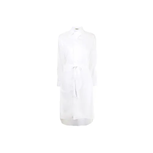 Yohji Yamamoto Long-Sleeved Dresses Women's White